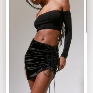 Urban Outfitters, Urban Renewal Ruched Mini Skirt Size M